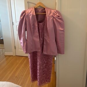 Women’s Matching Dress & Jacket & Hat